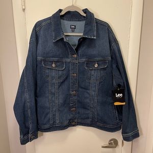 Women’s XXXL Lee Brand Dark Wash Denim /Jean Jacket.